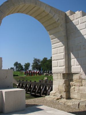 아풀룸 카스트룸의 "Porta Principalis Dextra"