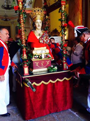 브라바드 기간 동안의 성 토르페스의 흉상