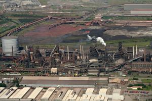 스컨소프 철강 공장 조감도