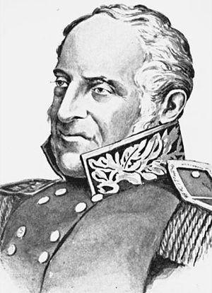 오후 2시에 퀸스턴에 도착, 브록의 사망 직후 로저 헤일 셰아프 소장은 남은 영국 정규군, 캐나다 민병대, 모호크족 전사들을 지휘했다.