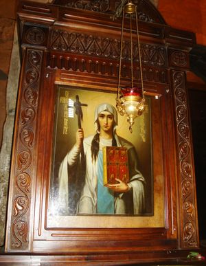 스베티츠호벨리 대성당의 성녀 니노 성상