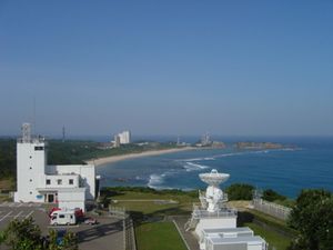 종자도 등대에서 본 우주 센터 2010년 봄