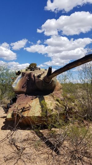 파괴된 M103 (애리조나주 포트 후아추카)