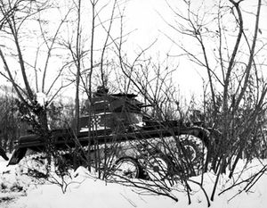 1941년 유고슬라비아에서 전투 중인 1호 전차