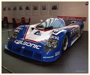 후지 스피드웨이에서 열린 1989년 후지 24시간 레이스에서 우승하여 현재 닛산 오모리 공장에 전시되어 있는 닛산 R89C