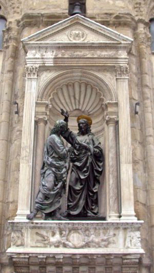 Christ and St. Thomas (Verrocchio) (의심하는 성 토마)