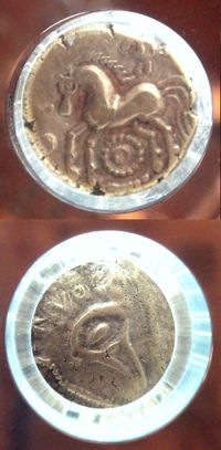 트레베르족 스타테르, 금, 6.00g. 파리 조폐국.