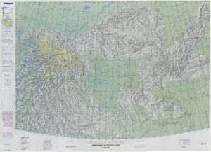 크라스노야르스크 변경주의 북부 일부를 포함한 지도