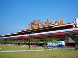 칠성공원에서 바라본 신베이터우역