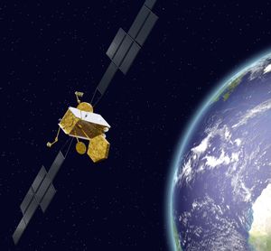 궤도 상의 스카이넷 6A의 예술적 묘사