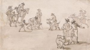 폴 샌드비의 투견, c. 1785