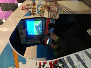 폴 포지션 아케이드 게임 캐비닛