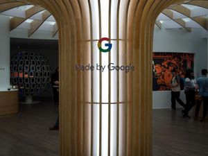 뉴욕시의 Made by Google 팝업 쇼룸 내부