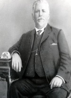 광산 관리자 프레데릭 웰스와 컬리넌 다이아몬드