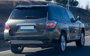 페이스리프트 이전 토요타 하이랜더 하이브리드 리미티드 (스페인)