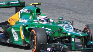 2013 이탈리아 그랑프리에서 테스트 중인 코발라이넨