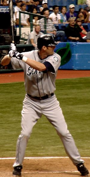 2005년 섹슨의 타격 모습