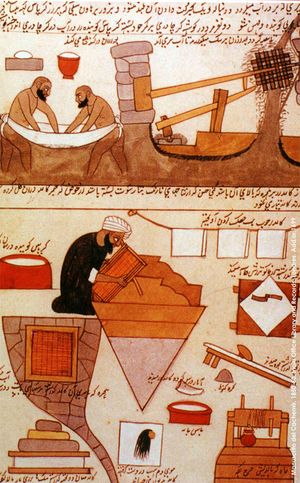 전통 제지 과정-동양 종이