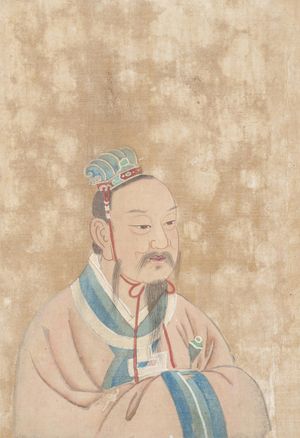 필라델피아 미술관에 소장된 앨범 명사 초상 에 묘사된 우