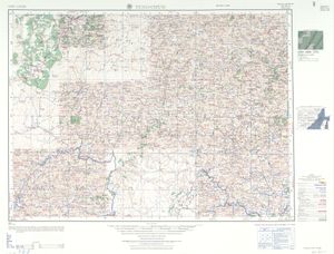 永春}})과 주변 지역 지도(1954년)