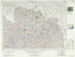 메이셴(MEI-HSIEN 梅縣 (KAYING)) 지역을 포함한 지도 (1954)