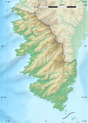 코르스뒤쉬드주 지도