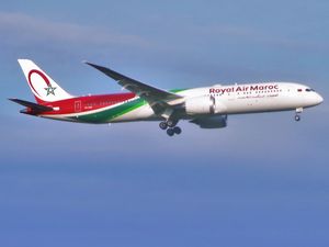 새로운 RAM 도색의 로열 에어 모로코 보잉 787-9.