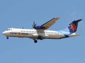 2014년의 전 이스라에어 ATR 72-200 항공기