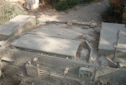 이스라엘 사양 M7의 엔진 데크