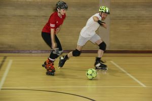 롤러 축구 경기