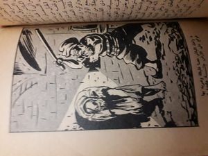 천일야화의 이야기 "작은 곱사등이"의 삽화