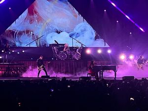 2022년 1월 20일 매사추세츠주 우스터의 DCU 센터에서 라이브 공연을 하는 에바네센스