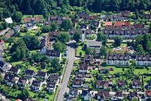 계획적으로 조성된 비어바움 지역의 거리