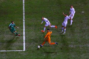 2013년 레알 마드리드와의 경기에서 FC 코펜하겐 소속으로 활약하는 빌란드