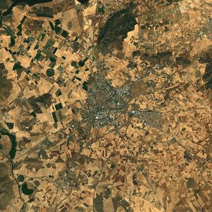 시우다드레알과 미겔투라의 위성 사진