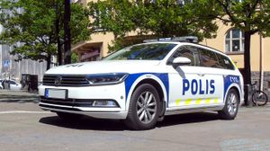 핀란드 경찰차(폭스바겐 파사트)