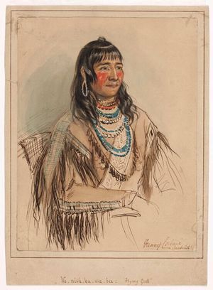 패니 코르보, We Nish Ka We Bee (플라잉 걸) in London, 1844.