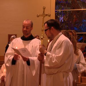 캘버리 성공회 교회 (로체스터, 미네소타)에서 성촉절 촛불 축복