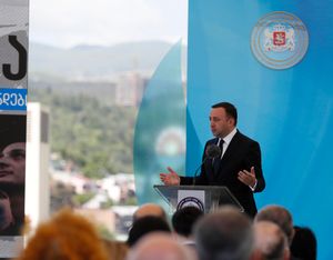 조지아 총리 이라클리 가리바슈빌리, 2022년 5월