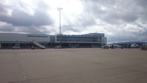 여객 터미널 앞 계류장