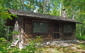 Listening Point cabin