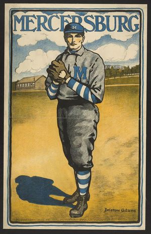 머서스버그 야구부원 브리스토 아담스, 1903년