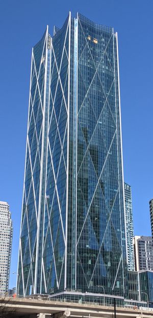 CIBC 스퀘어 남쪽 타워 (2021년 3월)