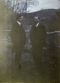 라우프 오르바이와 무스타파 케말 아타튀르크, 1922년 앙카라, 프레데릭 가드머의 오토크롬