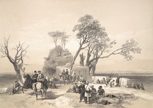 소브라온 근처의 로다왈라 전초기지