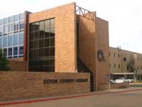 오데사 시내에 위치한 엑터 카운티 도서관