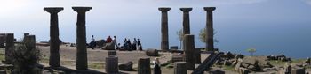 에게 해를 조망하는 아소스의 아테나 신전