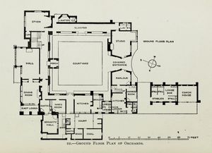 오처드의 1층 평면도