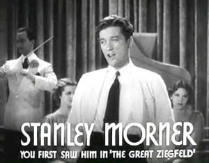 모건은 그의 초기 경력에서 "스탠리 모너"라는 본명으로 출연했다. 예를 들어, 마마 스텝스 아웃(1937)에서였다.