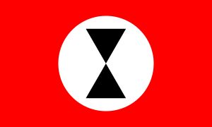 보르두리아 옛 국기 (1939년 흑백판 오토카 왕의 홀에서)